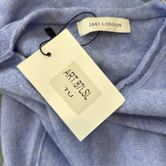 Blue Oversized Sweater by Jaki London NWT One Size - Picture 4 of 5